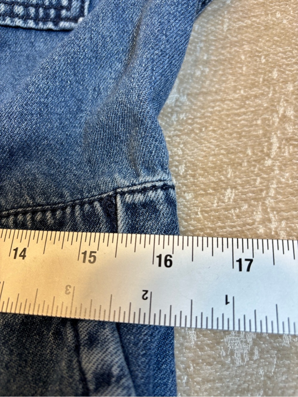 Old Navy Denim Utility Jean Jumpsuit Long Sleeve Medium Wash Size M EUC - Picture 9 of 12